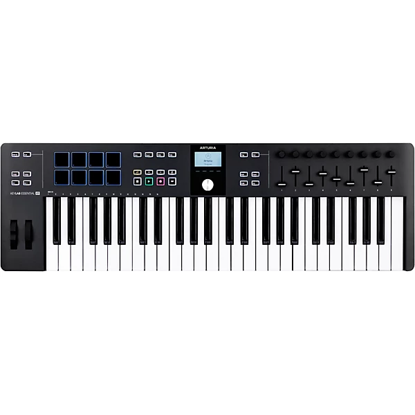 KeyLab Essential 49 mk3 Keyboard Controller With Universal Sustain Pedal Black