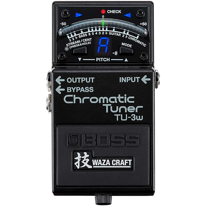 BOSS TU 3W Waza Craft Chromatic Tuner Pedal