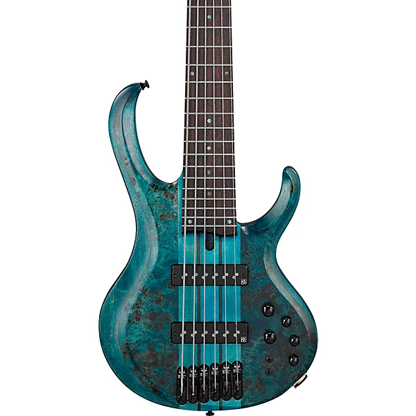 Ibanez BTB946 6 String Electric Bass Guitar Cosmic Blue Low Gloss