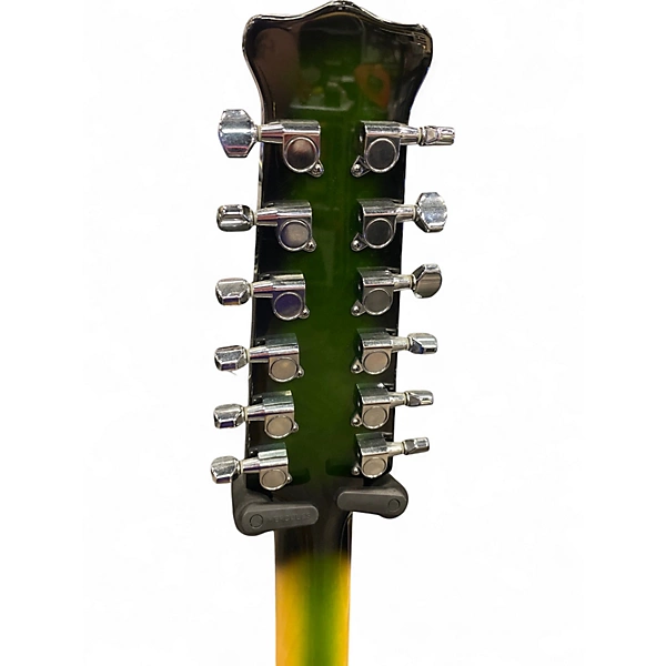 Used 2009 Burns DOUBLE SIX HANDMADE GREEN BURST Solid Body Electric Guitar