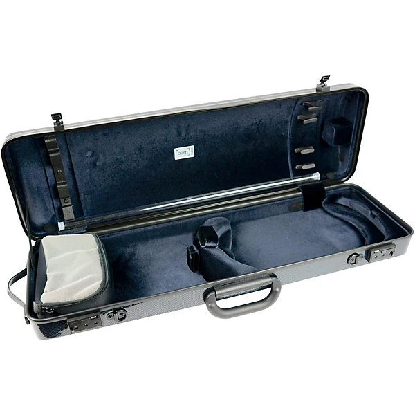 2001XL Hightech Oblong Violin Case without Pocket Black Carbon