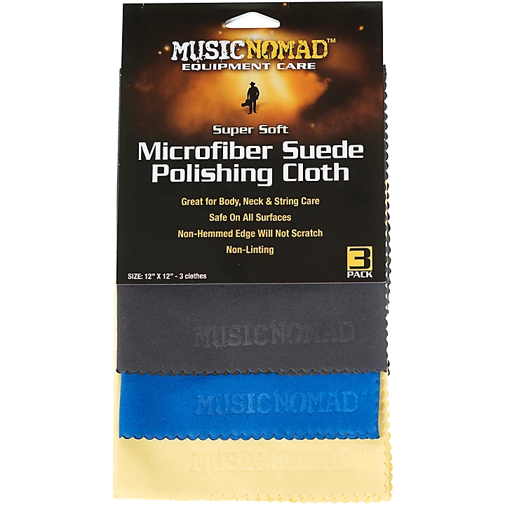 Super Soft Microfiber Suede Polishing Cloth 3 Pack