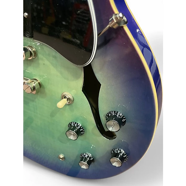 Used Epiphone ES335 FIGURED IG BLUEBERRY BURST Hollow Body Electric Guitar