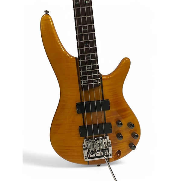 Used Ibanez SR700 Amber Electric Bass Guitar