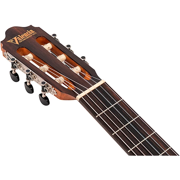 VC704 700 Series Nylon String Classical Acoustic Electric Guitar Natural