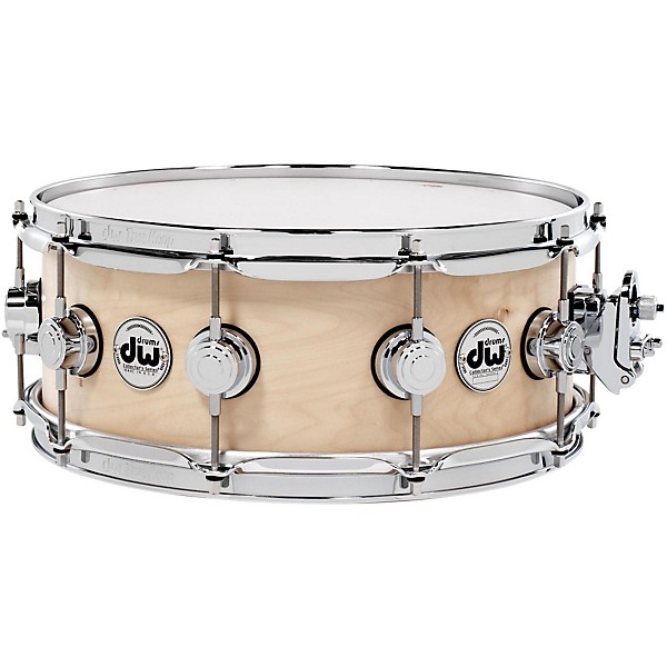 Collectors Series Satin Oil Snare Drum Natural with Chrome Hardware