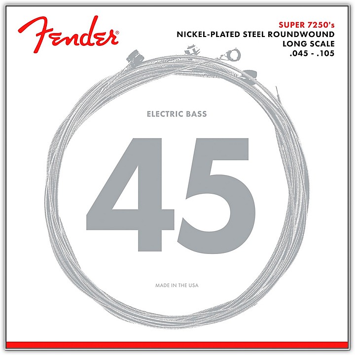 7250M Super Bass Nickel Plated Steel Long Scale Bass Strings Medium