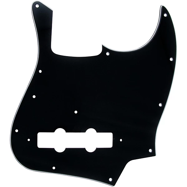 11 Hole Jazz Bass Pickguard Black