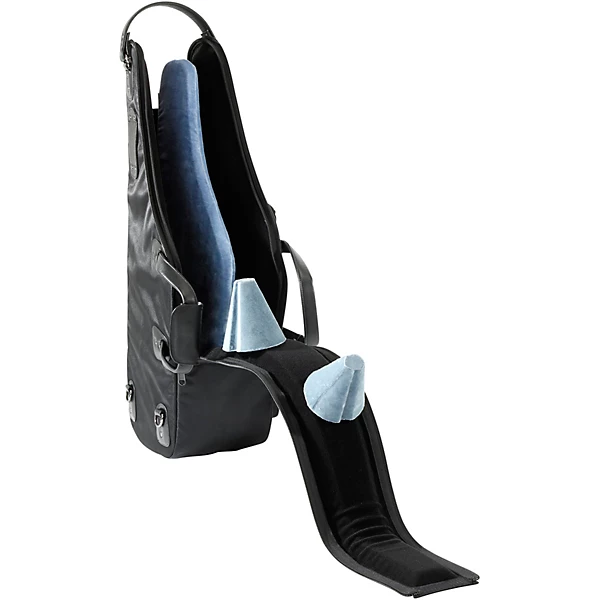 Double Alto Soprano Saxophone Gig Bag European Model Synthetic with Leather Trim