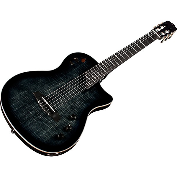 Cordoba Stage Nylon String Electric Guitar Black Burst