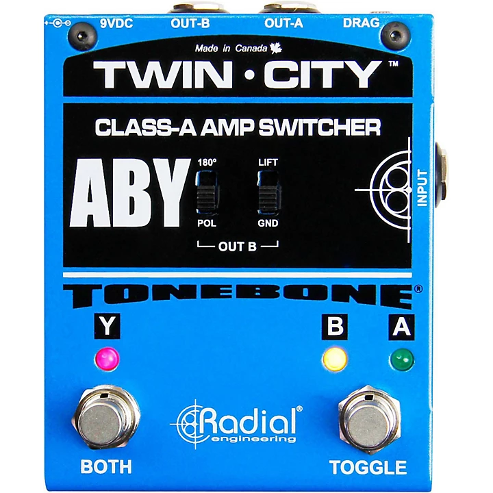 Tonebone Twin City Active ABY Switcher