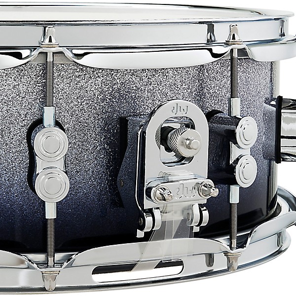 Concept Maple Series Snare Drum Silver to Black Sparkle Fade 55x14