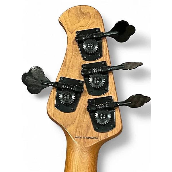 Sterling by Music Man Used Sterling by Music Man RAY34 HH Blood Orange Electric Bass Guitar.gc