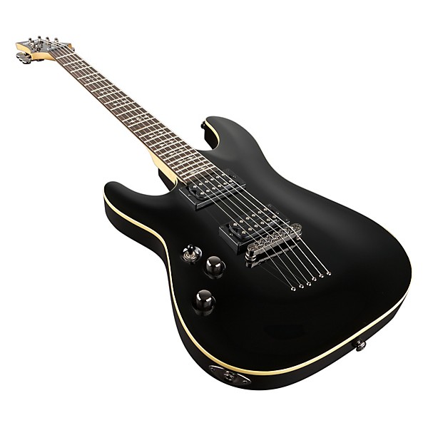 Schecter Guitar Research Omen 6 Left Handed Electric Guitar Black