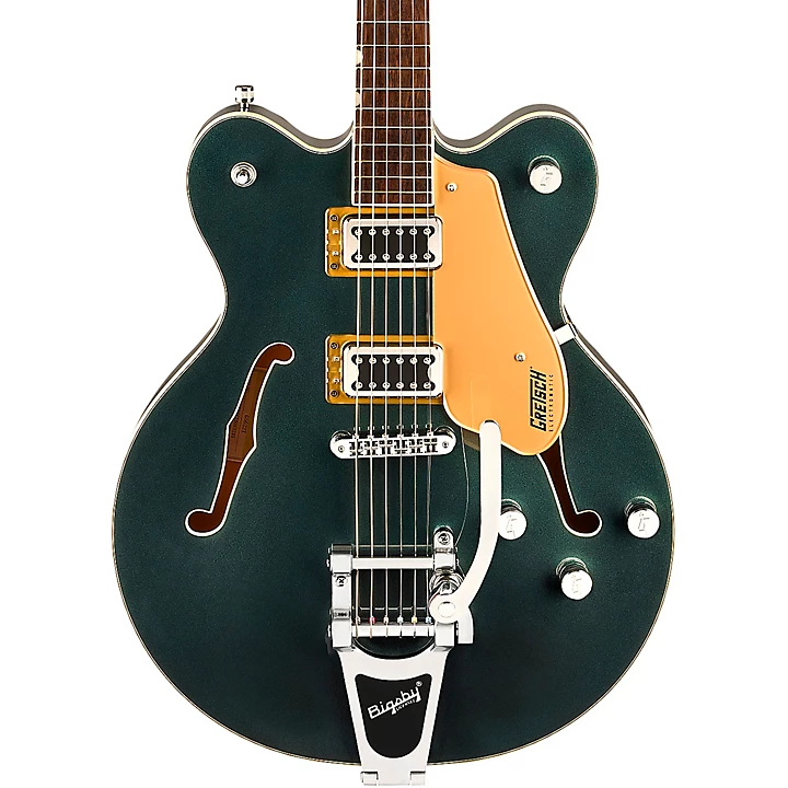 G5622T Electromatic Center Block Double Cut with Bigsby Cadillac Green