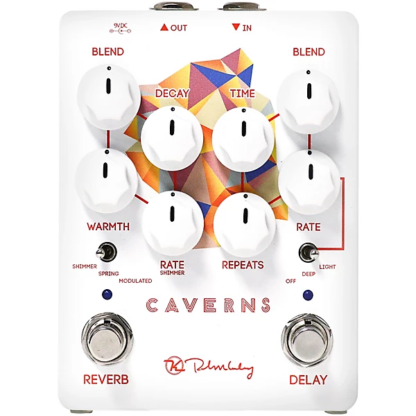 Caverns V2 Delay Reverb Effects Pedal