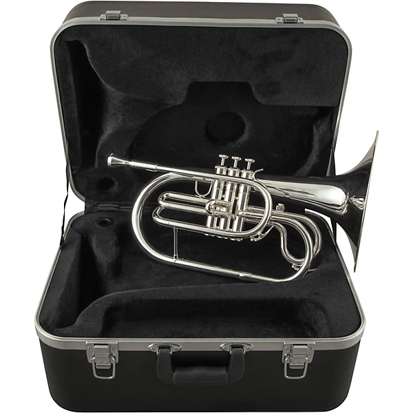 KMP411 Performance Series F Marching Mellophone Silver plated