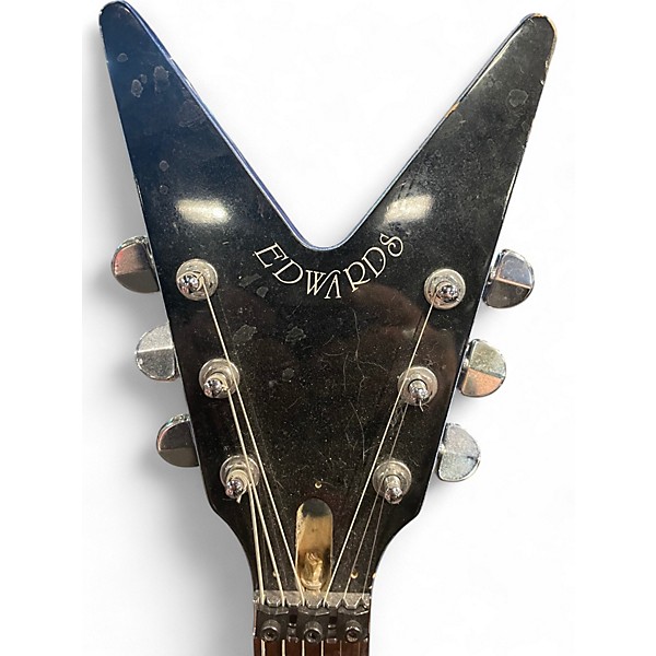 Used Edwards EP 90 Blue Yellow Solid Body Electric Guitar