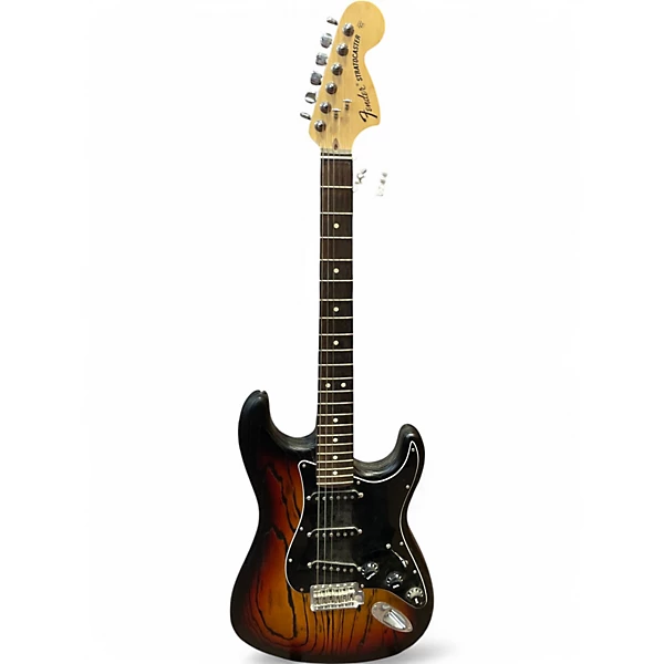 Fender Used Fender Limited Edition Sandblasted Stratocaster Tobacco Solid Body Electric Guitar.gc