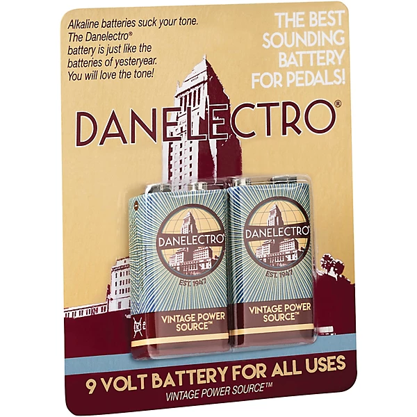 9 Volt Vintage Style Batteries 2 Pack