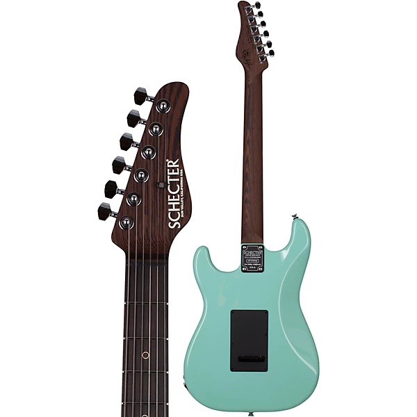 Schecter Guitar Research Custom Shop Nick Johnston Traditional Electric Guitar Atomic Green Mint Green Pickguard