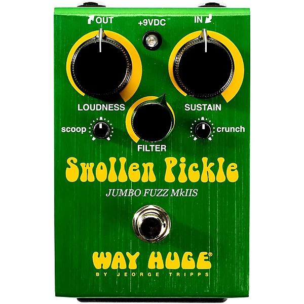 Way Huge Electronics Swollen Pickle Jumbo Fuzz MkIIS Guitar Effects Pedal Level 1 J32438004000000.gc