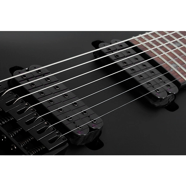 Damien 7 7 String Electric Guitar Satin Black