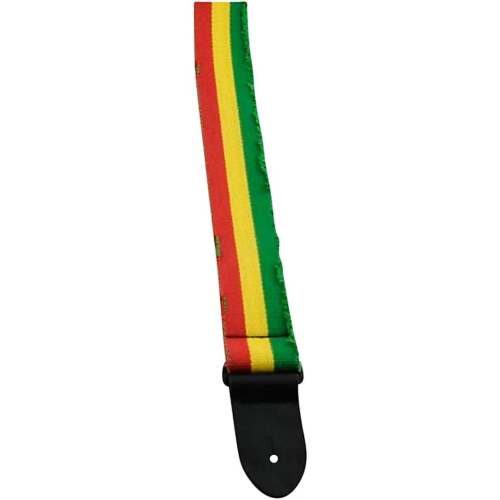 2 Premium Cotton Guitar Strap Distressed Jamaica
