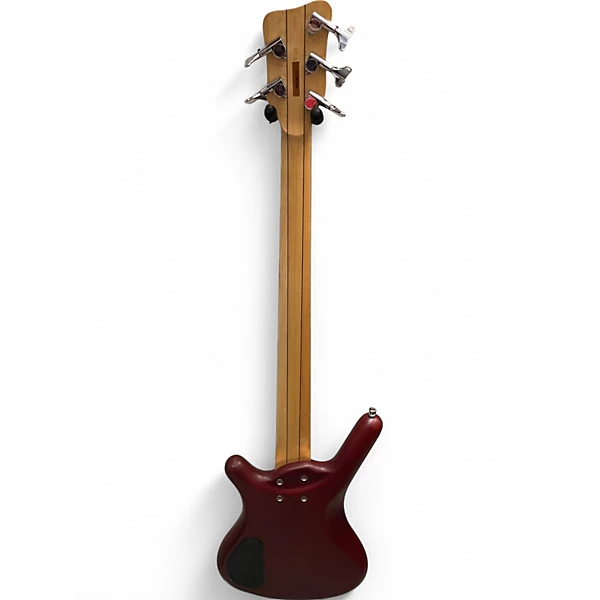 Warwick Used Warwick Corvette 5 String Rockbass Satin Red Electric Bass Guitar.gc