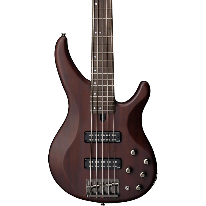 TRBX505 5 String Premium Electric Bass Transparent Brown Rosewood Fretboard