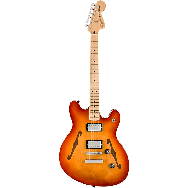 Affinity Series Starcaster Deluxe Maple Fingerboard Electric Guitar Sienna Sunburst