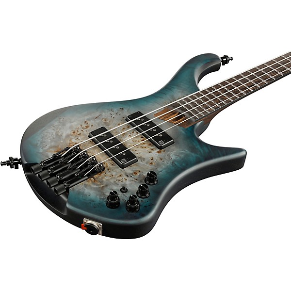 Ibanez EHB1500 4 String Ergonomic Headless Bass Cosmic Blue Starburst Flat