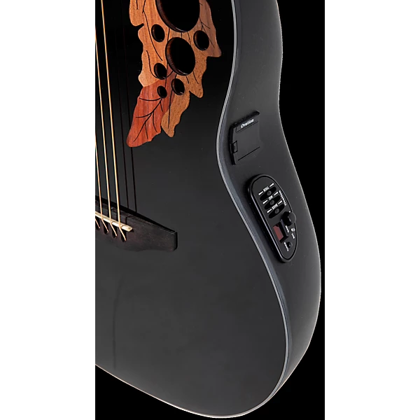 CE44L Celebrity Series Elite Mid Depth Left Handed Acoustic Electric Guitar Black