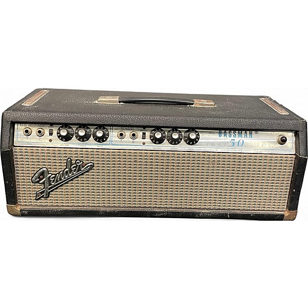 Vintage 1975 Fender Bassman 50 Tube Bass Amp Head