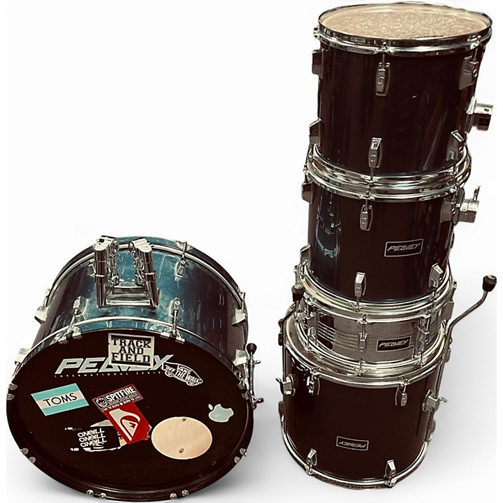 Peavey Used Peavey 5 Piece INTERNATIONAL SERIES COBALT BLUE Drum Kit.gc