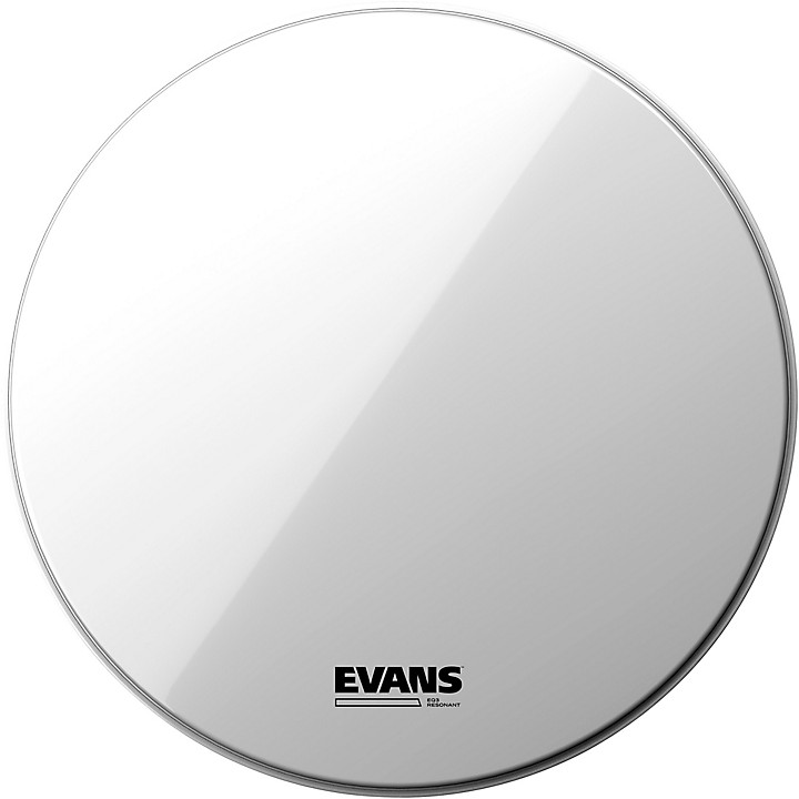 EQ3 Resonant Smooth White Tom Drumhead for Floor Tom Conversion