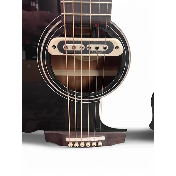 Used Guild DS 240E Black Acoustic Electric Guitar