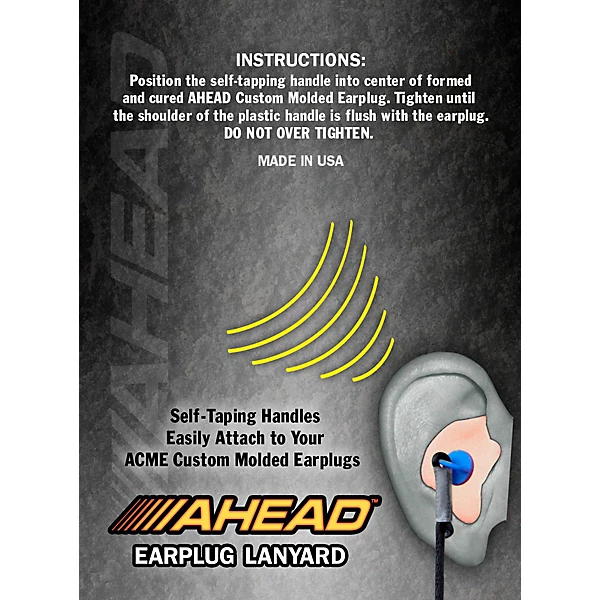 Custom Molded Earplug Lanyard