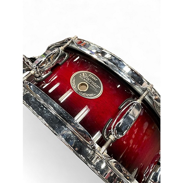 TAMA Used TAMA 5 Piece Silverstar Red to Black Fade Drum Kit.gc