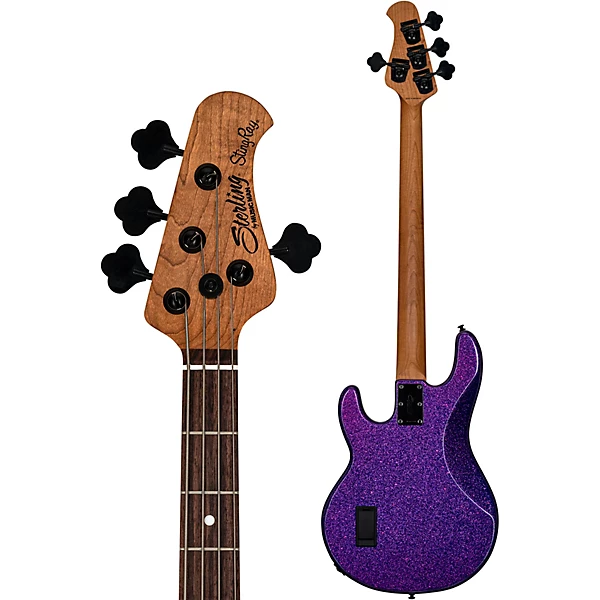 Sterling by Music Man StingRay RAY34 Sparkle Bass Purple Sparkle