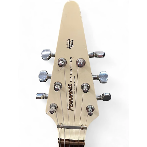 Fernandes Used Fernandes V STYLE White Solid Body Electric Guitar.gc