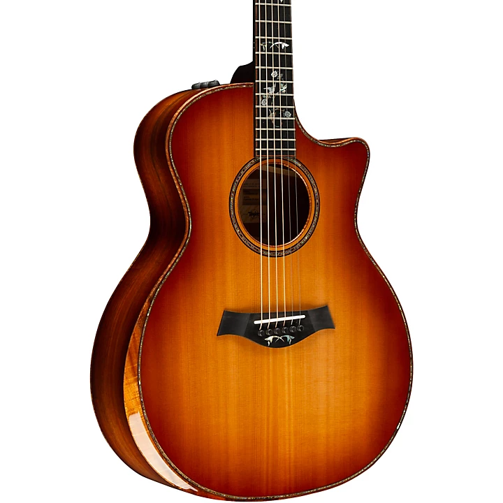 Taylor 914ce 50th Anniversary Custom Limited Edition Grand Auditorium Acoustic Electric Guitar Light Shaded Edge Burst