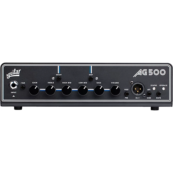 AG 500 V2 500W Bass Amp Head Black