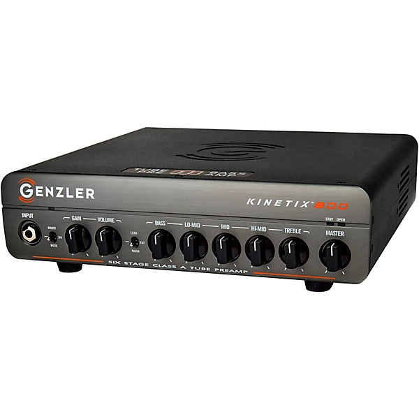 Genzler Amplification Kinetix 800 800W Bass Amp Head Level 1 Black M12410004001000.gc