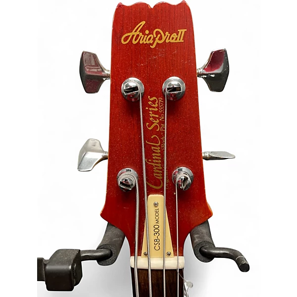 Aria Used Aria Pro II CSB 380 Red Electric Bass Guitar.gc