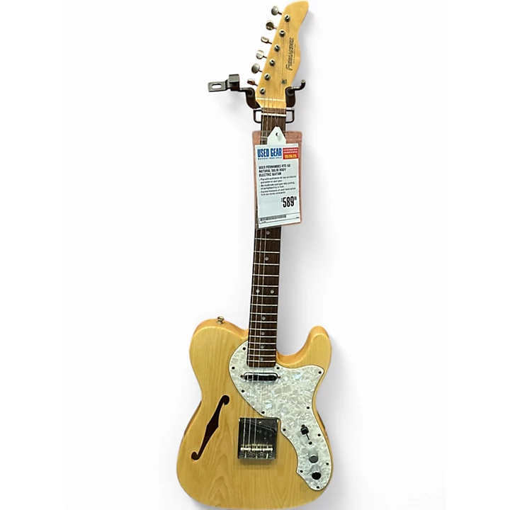 Fernandes Used Fernandes RTE 50 Natural Solid Body Electric Guitar.gc