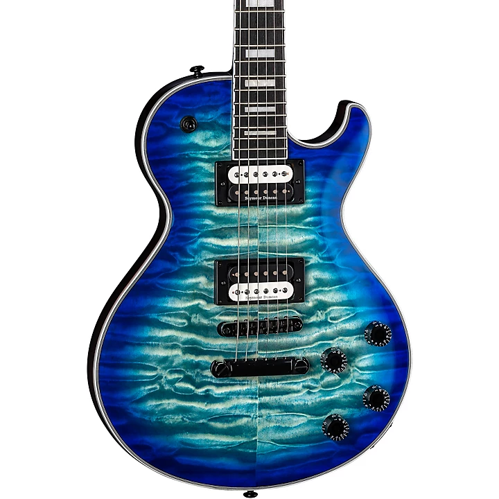 Thoroughbred Select Quilt Top Electric Guitar Ocean Burst