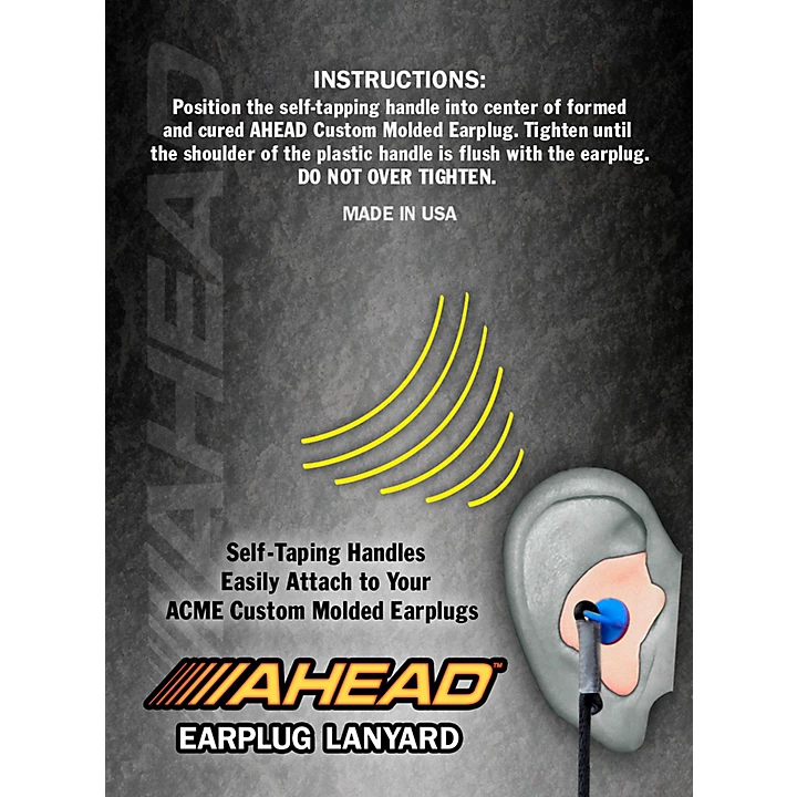 Custom Molded Earplug Lanyard