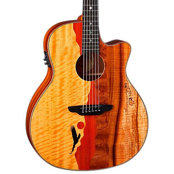 Luna Vista Eagle Koa Back and Sides Acoustic Electric Guitar