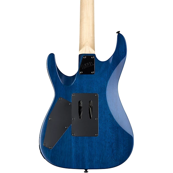 LTD MH 203QM Electric Guitar See Thru Blue